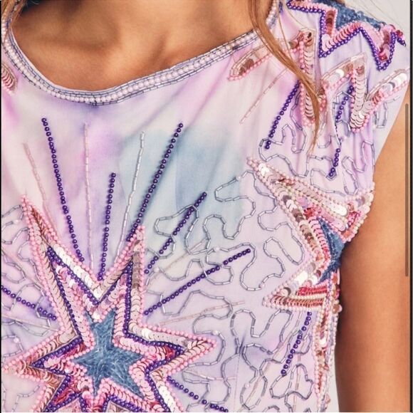 NWT LOVESHACKFANCY Sz 4 COLVILLE MINI DRESS - Picture 2 of 5